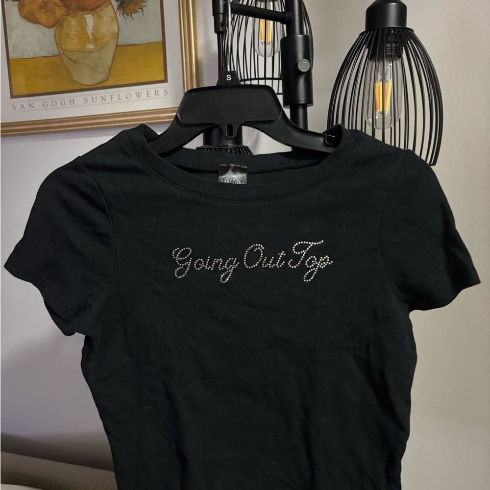 PacSun Black 'Going Out Top' Tee